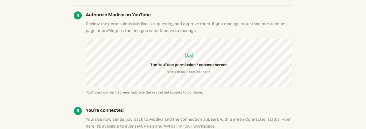 The Pinterest permission / consent screen